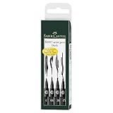 Faber-Castell 167139 - Tuschestift Pitt artist pen 4er Packung: 1.5, SC,...