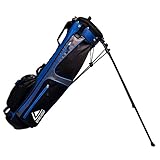 LONGRIDGE 6' WEEKEND Golf Ständer Tasche Marineblau SILBER