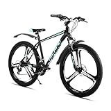 Hiland 26 Zoll Mountainbike für Erwachsene, 3 Speichenrad 18 Gang Herren...