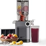 Anybear Kaltpress-Entsafter, 200 W, langsamer Entsafter, 10,9 cm, große...
