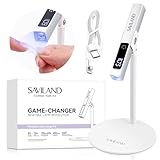 Saviland Mini UV Lampe Für Nägel 12W led Gleichmäßig Trockene...