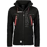 Geographical Norway Herren Herren Softshell Jacke Tambour, Schwarz, L,...