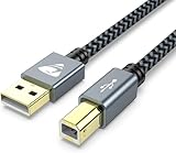 USB Druckerkabel, Scannerkabel 2.0 Kable【3M】 USB A auf USB B Drucker...