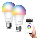 Tapo L530E, Wi-Fi-Smart-LED-Lampe, mehrfarbig, verstellbar, E27, 8,7 W 806...