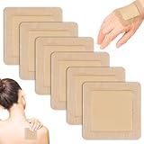 6 Stück Silikonschaumverband 10cm x 10cm (6.5cm x 6.5cm Wundkissen)...