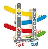 Hape E0438 - Flickflack-Rennbahn, Holzspielzeug