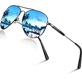 DADA-PRO Sonnenbrille Herren Polarisiert Pilotenbrille Damen Metallrahmen...
