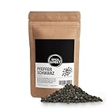 Spicy Welt Pfefferkörner Schwarz Ganz - Premium Pfeffer für die Mühle,...