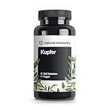 Kupfer – 365 vegane Tabletten – 2mg Kupfer pro Tagesdosis –...