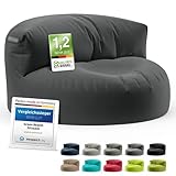 Green Bean Sitzsack Sofa mit Füllmaterial - Lounge im Sitzsack-Design...