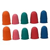 LOORGVEL 10 Stück Teiliges Gummi Fingerspitzen Schutzhüllen Rutschfest...
