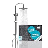 EISL EASY ENERGY Duschset, Duschsystem ohne Armatur 2 in 1 mit großer...