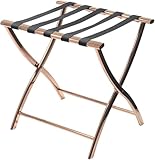 Faltbarer Gepäckträger aus Metall mit Nylongürten, platzsparender...