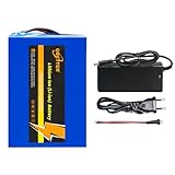 UBETTER 48V 10Ah Ebike Lithium Akku, E-fscooter Akku mit BMS, 10AH...