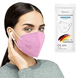 TubeRoo FFP2 Maske pink rosa 10 Stück Masken aus Deutschland, Made in...