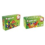 Hubelino 420381-128-teiliges Bahnelemente Set Kugelbahn & Hubelino 420411...