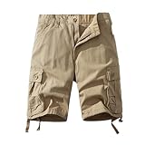 Angebote des Tages Heute blitzangebote Cargo Shorts Herren Regular Luftige...