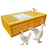 Hühnertransportkäfig Aus Kunststoff, Hühner-Transportkäfig, Zugriff...