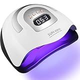 JOFLVA UV Lampe Gelnägel 380W, 81 LED Gelnagellack UV Lampe, UV Lampe...