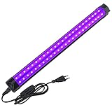 BOSITE 10W Schwarzlicht Röhre,Schwarzlicht UV LED Lamp Bar 395nm mit...