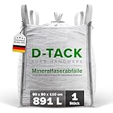 Big Bag Mineralwolle | 90 x 90 x 110 cm | Mineralwollsack | KMF |...