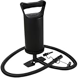 Retoo Luftpumpe Doppelhubpumpe, Manuelle Handpumpe mit 2 Düsenaufsätze,...
