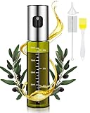 MRUN BONE Ölsprüher für Speiseöl, UV- Schutz Sprühflasche Öl, Glas...