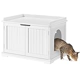 Yaheetech Katzenschrank für katzentoilette Holz Katzenhaus für große...