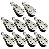 Set mit 10 robusten Edelstahl-Riemenscheiben für Meeresaktivitäten und...