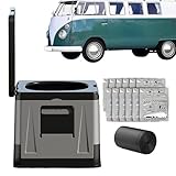 Mobile Toilette für Erwachsene, einfacher Transport, Klapptoilette,...