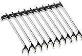ANGEL 10er Set Greifzange 76 cm – Aluminium Müllgreifer mit...