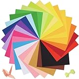 VGOODALL 250 Blatt Origami Papier 15x15 cm, 25 Farben Doppelseitiges...