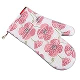 Boodtag Bunte Grillhandschuhe, Ofenhandschuhe, doppelter Schutz,...