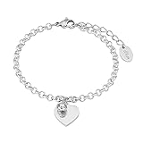 s.Oliver Damen Armkette Herz, Edelstahl