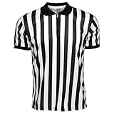 Schiedsrichter-T-Shirt, schwarz und weiß, offizielles...