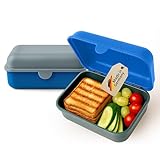MEBY 2er Set Brotdose – Lunchbox für Kinder & Erwachsene – BPA-frei,...
