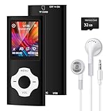 MP3-Player/MP4-Player mit Bluetooth 5.2, Musik-Player mit 32 GB...