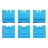 VonBueren 6 x Mini Kühlakkus für Kühltasche und Kühlbox 7,5 x 7,1 x 1,7...