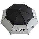 Sun Mountain H2NO Golfschirm, wasserdicht, ergonomisch, 30 LSF, Doppeldach,...