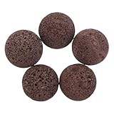 Alasum 5 Stück Natürliche Vulkan Saunasteine 4cm Poröses Saunazubehör...