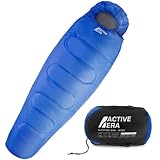 Active Era Mumienschlafsack – Schlafsack Winter und Sommer, -10°C bis...