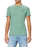 Superdry Herren Vintage Logo Emb Tee T-Shirt, Bright Green Grit, L