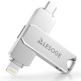 LESOGE MFi-Zertifizierter USB C Stick 128 GB,Mini USB Stick Handy Fotos...