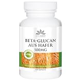 Beta-Glucan Kapseln aus Hafer 500mg - 70% Polysaccharide - 120 Kapseln -...