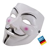 GOODS+GADGETS Anonymous Maske - V wie for Vendetta Mask - Guy Fawkes Mask -...