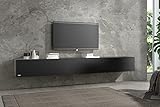 Wuun® TV Lowboard TV Board hängend I 100cm-280cm I Hängeschrank...