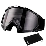 Japace Motorradbrillen Skibrille Anti Fog UV Schutzbrille mit Double Lens...