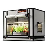 Spider Farmer Kleines Growzelt 60x40x50 cm für Aerogarden, mit...