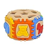 Tigres Motorikwürfel, Lernspielzeug für Kinder ab 1 Jahr, Sortierspiel...