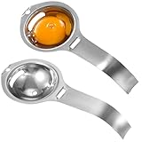 2 Stück Eiertrenner, Eidotter-Trenner, Eidottertrenner Aus Edelstahl,...
